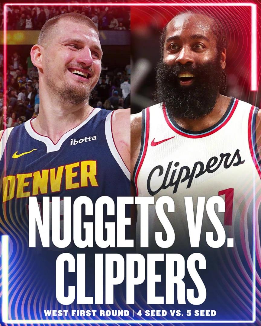 帶隊(duì)的神！哈登率快船鎖定西部第5，生涯從未缺席過(guò)季后賽！